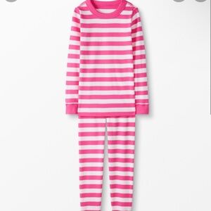 Hanna Andersson Pink Striped Kids Pajamas
